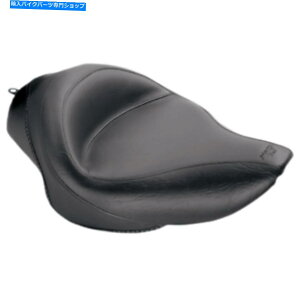 Seats }X^OubNX[YChre[W\V[gn[[X|[cX^[XL 04-up Mustang Black Smooth Wide Vintage Solo Seat Harley Sportster XL 04-Up