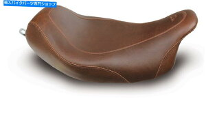 Seats 2008-2017�̐V�����}�X�^���O���C�h�g���b�p�[�u���E���\���V�[�g�n�[���[�f�r�b�h�\��FLHT New Mustang Wide Tripper Brown Solo Seat For 2008-2017 Harley Davidson FLHT�y���s�A���i�z