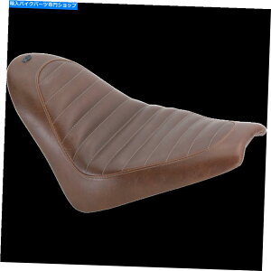 Seats ���[�����h�T���Y14-17�C���f�B�A���X�J�E�g�u���E���G���c�H�\���V�[�gP/N 76978 ROLAND SANDS 14-17 INDIAN SCOUT BROWN ENZO SOLO SEAT P/N 76978�y���s�A���i�z