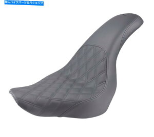 Seats �T�h���}���v���t�@�C���[�u���b�N���e�B�X�X�e�b�`2UP�V�[�gM8�n�[���[18+�\�t�g�A�C��FXLR FLSB Saddlemen Profiler Black Lattice Stitch 2Up Seat M8 Harley 18+ Softail FXLR FLSB�y���s�A���i�z
