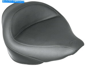 Seats 06-17n[[\tgAĈ߂̍L炩ȃrj[\V[g}X^O76248 Wide Smooth Vinyl Solo Seat Mustang 76248 For 06-17 Harley Softail
