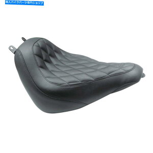 Seats �n�[���[�_�r�b�h�\���f���b�N�X2018-2019�}�X�^���O83008���C�h�g���b�p�[�u���b�N�\���V�[�g For Harley-Davidson Deluxe 2018-2019 Mustang 83008 Wide Tripper Black Solo Seat