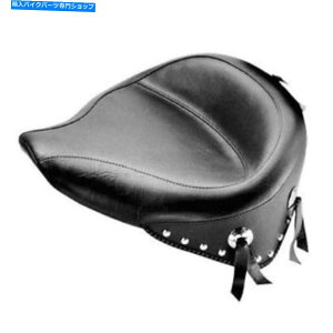 Seats n[[fCrbh\2000-06\tgÃ}X^Ore[WChNX^bY\V[g Mustang Vintage Wide Chrome Studded Solo Seat for Harley Davidson 2000-06 Softa