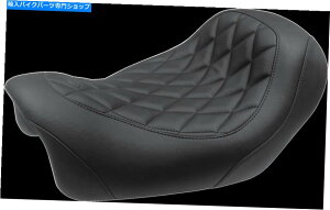 Seats �}�X�^���O���C�h�g���b�p�[�\���V�[�g�u���b�N�_�C�������h�t�����g - �o�b�N���X�g�Ȃ�75038 Mustang Wide Tripper Solo Seat Black Diamond Front - without Backrest 75038�y���s�A���i�z