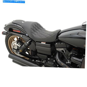 Seats n[[_Cif̂߂3/4_ChXeb`\V[g2006-2017 Drag Specialties 3/4 Diamond Stitch Solo Seat for Harley Dyna Models 2006-2017