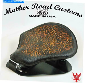 Seats 1998-2021���}�nv�X�^�[650�V�[�g�X�v�����O�u���E���I�[�N���[�t���U�[�}�E���g�L�b�gBC 1998-2021 Yamaha V Star 650 Seat Spring Brown Oak Leaf Leather Mounting Kit bc�y���s�A���i�z