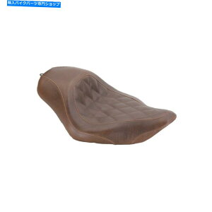 Seats �}�X�^���O-76730-���C�h�g���b�p�[�_�C�������h�p�^�[�� - �u���E���\���V�[�g-XL�X�|�[�^�[ Mustang - 76730 - Wide Tripper Diamond Pattern - Brown Solo Seat - XL Sporter�y���s�A���i�z