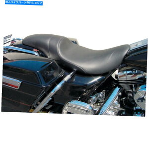 Seats �_�j�[�O���C�V���[�g�z�b�v2�A�b�vXL�X���[�Y���[�v���t�@�C���V�[�g�n�[���[���[�h�L���O97-07 Danny Gray Short Hop 2-Up XL Smooth Low Profile Seat Harley Road King 97-07�y���s�A���i�z