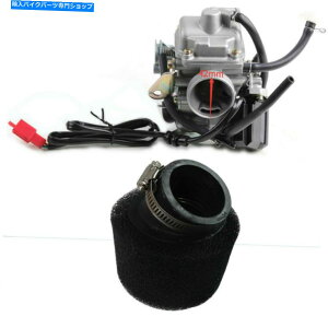 Carburetor GY6 150ccLu^[GAtB^[24mmXN[^[ybgATVSJ[gP^^I^IT GY6 150cc Carburetor Air Filter 24mm Scooter Moped ATV Gokart Roketa Taotao Sunl