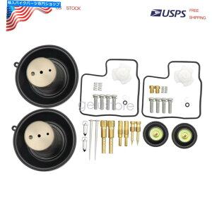 Carburetor Part 94-03�̃v�����W���[�t���V�����L���u���^�[�C���L�b�g�z���_�X�e�B�[�h�V���h�EVT VLX 400 New Carburetor Repair Kit w/ Plunger For 94-03 Honda Steed Shadow VT VLX 400�y���s�A���i�z