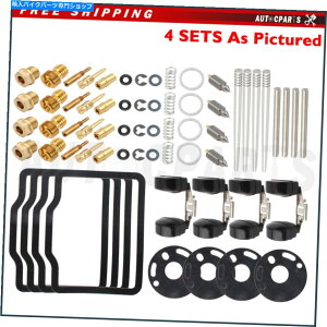 Carburetor Part z_CB750p4CB750K 1969-1976A4xI[goCLu^[YCLbg For Honda CB750 Four CB750K 1969-1976, 4x Motorcycle Carburetor CARB Repair Kit