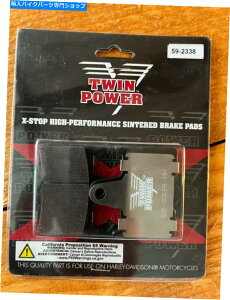 Fenders �c�C���p���[-HD602414A-CU-H-D�p��X�X�g�b�v�Č��u���[�L�p�b�h Twin Power - HD602414A-CU - X-Stop Sintered Brake Pads for H-D�y���s�A���i�z