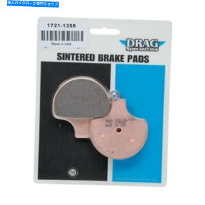Fenders �n�[���[�p�̏Č��t�����g�u���[�L�p�b�h84-99 FLH FLT�\�t�g�A�C���_�C�iXL1721-1355 Drag Sintered Front Brake Pads for Harley 84-99 FLH FLT Softail Dyna XL1721-1355