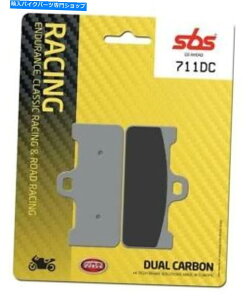 Fenders SBS 711DC�u�����{���[�V���O�L�����p�[���W�A��XA3B860/61�AP4 32/36�p�̃t�����g�u���[�L�p�b�h SBS 711DC FRONT Brake Pad For BREMBO RACING CALIPERS Radial XA3B860/61, P4 32/36