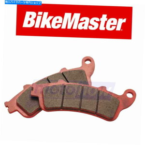 Brake Pads 1981N1982Ñz_GL500IVo[EBONC̃oCP}X^[tgČu[Lpbh BikeMaster Front Sintered Brake Pads for 1981-1982 Honda GL500I Silver Wing nc