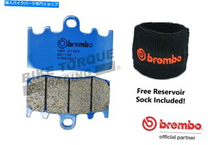Brake Pads �u�����{�J�[�{���Z���~�b�N�t�����g���[�h�u���[�L�p�b�h��BMW R1100 S Non ABS 2000-2003�ɓK�����܂� Brembo Carbon Ceramic Front Road Brake Pads fits BMW R1100 S Non ABS 2000-2003�y���s�A���i�z