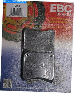 Brake Pads 1978-83 T 140 E�{���l�r���̏����t�����g�܂��̓��A�I�[�K�j�b�N�u���[�L�p�b�hEBC FA16 1978-83 T 140 E Bonneville Triumph Front or Rear Organic Brake Pads EBC FA16