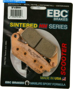 Brake Pads EBC SFA196HH SFA�Č��X�N�[�^�[�u���[�L�p�b�h EBC SFA196HH SFA Sintered Scooter Brake Pads