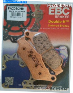 Brake Pads EBC�Č��t�����g�f�B�X�N�u���[�L�p�b�h�i1�Z�b�g�jHonda SLR650�i1997�N����1998�N�j�ɓK������ EBC Sintered FRONT Disc Brake Pads (1 Set) Fits HONDA SLR650 (1997 to 1998)�y���s�A���i�z