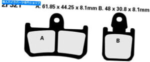 Brake Pads jVu[Lpbh2P-321ZgVgiFA442/4j NISSIN BRAKE PADS 2P-321 ST SINT (FA442/4)