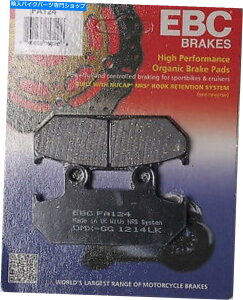 Brake Pads 1988-00 GL 1500�S�[���h�E�B���O�z���_�t�����g�I�[�K�j�b�N�u���[�L�p�b�hEBC FA124 1988-00 GL 1500 Goldwing Honda Front Organic Brake Pads EBC FA124