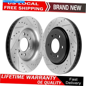Brake Disc Rotors 2010-2020̃tghu[L[^[J[irQ[^[tH[hGNXyfBVF-150 Front Drilled Brake Rotors for 2010-2020 Lincoln Navigator Ford Expedition F-150