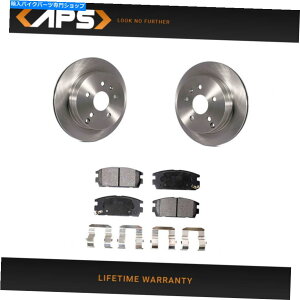 Brake Disc Rotors 2010N2017ÑV{[GMCGNCmbNXeC̃AZ~bNu[Lpbh[^[Lbg Rear Ceramic Brake Pad & Rotor Kit for 2010-2017 Chevrolet GMC Equinox Terrain