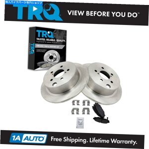 Brake Disc Rotors TRQAv~APOSIZ~bNu[LpbhƃXop[^[Lbg TRQ Rear Premium Posi Ceramic Brake Pads & Rotor Kit for Subaru