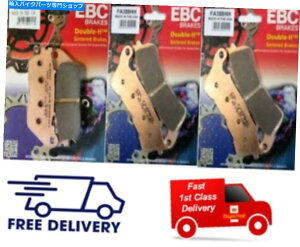 Brake Pads �z���_CB 1000 R ABS 2009-2016 EBC�Č��t�����g�ƃ��A�f�B�X�N�u���[�L�p�b�h Honda CB 1000 R ABS 2009 - 2016 EBC Sintered FRONT and REAR Disc Brake Pad