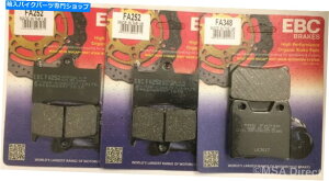 Brake Pads }nFZS1000 FAZERpEBCI[KjbNtgуAfBXNu[Lpbhi2001N2005Nj EBC Organic FRONT & REAR Disc Brake Pads For YAMAHA FZS1000 FAZER (2001 to 2005)
