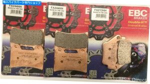 Brake Pads EBCČtgƃAfBXNu[LpbhBMW F800RɓK܂i2009N2014Nj EBC Sintered FRONT and REAR Disc Brake Pads Fits BMW F800R (2009 to 2014)