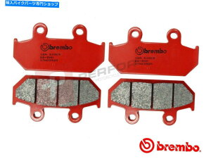 Brake Pads u{SAttgZbg[hu[Lpbh̓z_GL1500S[hEBOSE 1988-1989ɓK܂ Brembo SA Full Front Set Road Brake Pads fits Honda GL1500 Goldwing SE 1988-1989