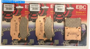Brake Pads EBCČtgƃAfBXNu[Lpbh̓}nXJ900̓]ɓK܂ EBC Sintered FRONT and REAR Disc Brake Pads Fits YAMAHA XJ900 S DIVERSION