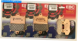 Brake Pads Triumph Speed Triple�̂��߂�EBC�Č��t�����g�u���[�L�p�b�h�i1997�N����2004�N�j EBC Sintered FRONT and REAR Brake Pads For TRIUMPH SPEED TRIPLE (1997 to 2004)