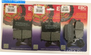 Brake Pads EBC�I�[�K�j�b�N�t�����g����у��A�f�B�X�N�u���[�L�p�b�h�̓X�Y�LSV1000 / SV1000�ɓK�����܂� EBC Organic FRONT and REAR Disc Brake Pads Fits SUZUKI SV1000 / SV1000S�y���s�A���i�z