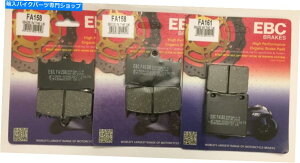Brake Pads EBCI[KjbNtgуAfBXNu[Lpbh͐ZZR1100i1993N2001NjɓK܂ EBC Organic FRONT and REAR Disc Brake Pads Fits KAWASAKI ZZR1100 (1993 to 2001)