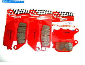 Brake Pads �u���[�L�p�b�h�u�����{�V���^�[�t�����g+���A�z���_�z�[�l�b�gS 600 2001 Brake Pads Brembo Sinter Front+Rear Honda Hornet S 600 2001�y���s�A���i�z