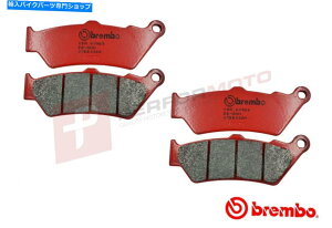 Brake Pads Brembo SAttgZbg[hu[Lpbh́AAprilia ETV1000 Caponord ABS 04-08ɓK܂ Brembo SA Full Front Set Road Brake Pads fits Aprilia ETV1000 Caponord ABS 04-08