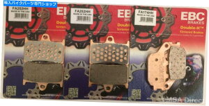 Brake Pads EBCČtgуAfBXNu[Lpbh̓}nMT07ɓK܂i2014N2022Nj EBC Sintered FRONT and REAR Disc Brake Pads Fits YAMAHA MT07 (2014 to 2022)