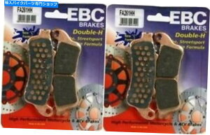 Brake Pads EBCČHHtgu[Lpbhi2Zbgj2009 HondaGL1800HPS[hEBO EBC Sintered HH Front Brake Pads ( 2 Sets ) 2009 Honda GL1800HP Gold Wing