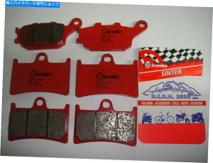 Brake Pads �u���[�L�p�b�h�u�����{���b�h�t�����g+���A���}�nFZ1�t�F�U�[2006 Brake Pads Brembo Red Front+Rear Yamaha FZ1 Fazer 2006�y���s�A���i�z