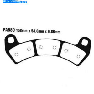 Brake Pads �u���[�L�p�b�h�Č�MX-S EBC MXS680 Polaris RZR 925 XP Turbo EPS 2017 Brake Pads Sintered Mx-S EBC Mxs680 For Polaris RZR 925 XP Turbo EPS 2017�y���s�A���i�z