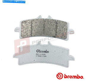 Brake Pads �u�����{SR�t�����g���[�h /�g���b�N�u���[�L�p�b�h���g���C�A���t1050�X�s�[�h�g���v��R 14-15�ɍ��� Brembo SR Front Road / Track Brake Pads to fit TRIUMPH 1050 Speed Triple R 14-15