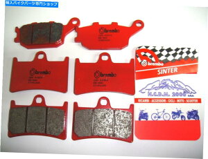 Brake Pads YA23SA�u���[�L�p�b�h�u�����{�t�����g+���A���}�nFZ6 S2 FAZER 2010 YA23SA Brake Pads BREMBO Front+Rear Yamaha FZ6 S2 Fazer 2010�y���s�A���i�z
