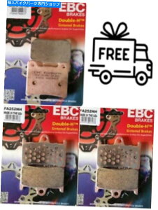 Brake Pads ���}�nXJR 1300 SP 1999����2001 EBC�Č��t�����g����у��A�u���[�L�p�b�h Yamaha XJR 1300 SP 1999 to 2001 EBC Sintered FRONT and REAR Brake Pads
