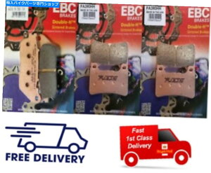 Brake Pads Honda VFR 800 Crossrunner 2015 2016 EBC�t�����g����у��A�f�B�X�N�u���[�L�p�b�h Honda VFR 800 Crossrunner 2015 2016 EBC FRONT and REAR Disc Brake Pads