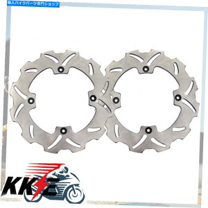 Brake Disc Rotors KKE 250mmtg240mmAu[LfBXNfBXN[^[pRMZ250 07-19 RMZ450 05-19 KKE 250mm Front & 240mm Rear Brake Disc Disk Rotor For RMZ250 07-19 RMZ450 05-19