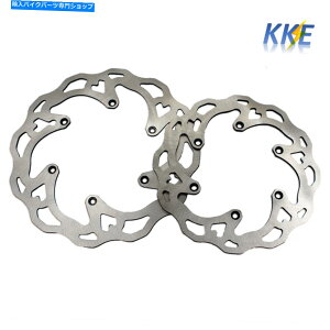 Brake Disc Rotors KKE 260mmtg220mmAfBXN[^[tBbgKTM Exc SXF XC XCW 125-530 2003-2023 KKE 260mm Front & 220mm Rear Disc Rotor Fit KTM EXC SXF XC XCW 125-530 2003-2023