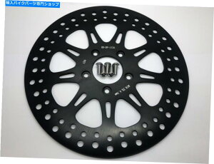 Brake Disc Rotors 11.8ubNtgu[L[^[fBXNVOn[[GNgOCh[hOCh08- 11.8 Black Front Brake Rotor Disc Single Harley Electra Glide Road Glide 08-up