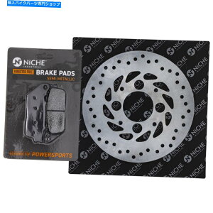 Brake Disc Rotors �z���_�̃j�b�`���A�E�u���[�L���[�^�[�p�b�h�L�b�g06435-MFN-D02�Z�~���^���b�N NICHE Rear Right Brake Rotor Pad Kit For Honda 06435-MFN-D02 Semi Metallic�y���s�A���i�z